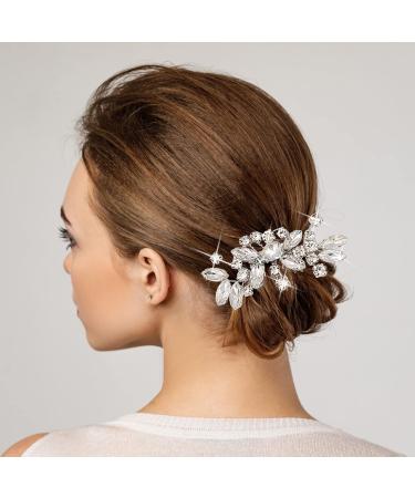 Wedding Hair Comb - Bride Hair Accessories Side Comb Clips for Women - Buy Online on GoSupps.com