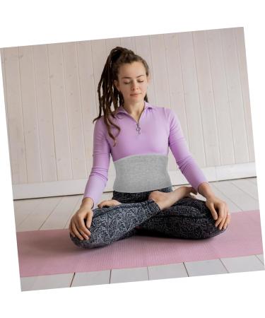 Portable Bamboo Charcoal Lumbar Belt - Massaging Heating Pad & Waist Support Corset - Plush Abdominal Brace 82x28cm - International Shipping - Buy Online on GoSupps.com