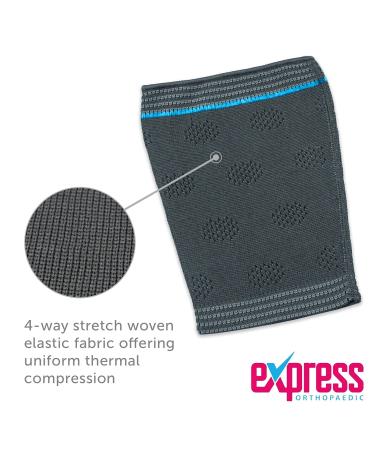 Express Orthopaedic Elastic Calf Compression Sleeve - Large (38-42cm) | Medically Approved - Buy Online on GoSupps.com