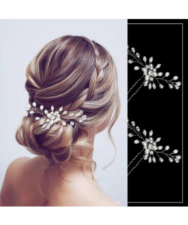TSHAOUN 5 Pcs Bridal Pearl Hair Pins for Women - Elegant Wedding Hair Accessories - Buy Online on GoSupps.com