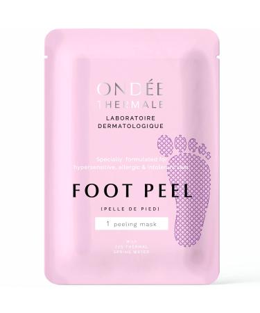 Foot Peel Mask - Exfoliating Foot Masks Moisturising Foot Mask with Vitamin E Foot Peel Mask for Hard Skin Callus and Cracked Heels - Foot Care Foot Mask Peel 1 Foot Pack