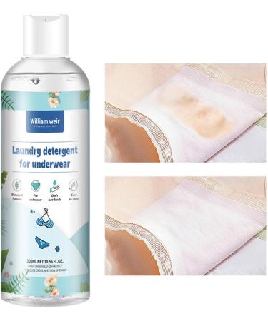 Lingerie Detergent | Natural Mild Lingerie Wash with Lavender Scent | 300ml Underwear Cleaning Liquid Blood Stain Remover for Lingerie Bath Towels Cashmere Rowces - Buy Online on GoSupps.com