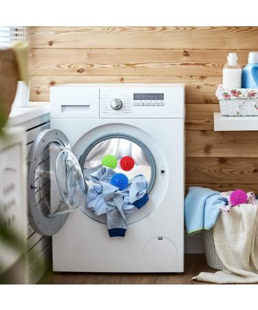 KOMUNJ 5 Pcs Laundry Tumble Dryer Balls - Reusable Plastic Balls for Speeding Drying and Reducing Creases - Buy Online on GoSupps.com