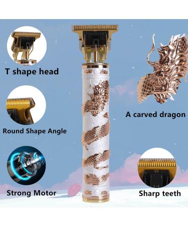 Men's Hair Clippers - Cordless Haircutting Kit | Zero Gapped T Blade Trimmer for Home Use (Dragon - Buy Online on GoSupps.com