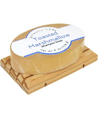 Eclectic Lady Toasted Marshmallow Shampoo Soap Bar - Argan Oil Silk & Honey Protein - Natural Hair Care 4 oz - Buy Online on GoSupps.com