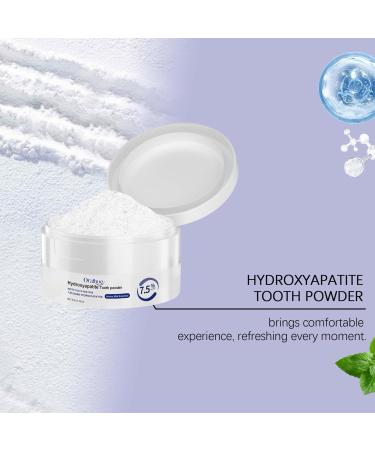 2Pcs Microcrystalline Hydroxyapatite Powder Hydroxyapatites Toothpaste Microcrystalline Tooth Powder for Stain Removal Teeth Cleaning Fresh Breath - Buy Online on GoSupps.com