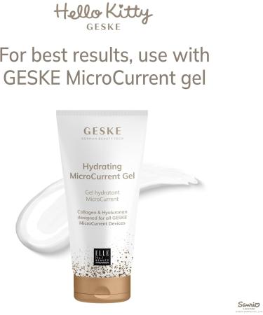 GESKE x Hello Kitty | SmartAppGuided MicroCurrent Skin Scrubber & Blackhead Remover | 9 in 1 | Outil soins peau | Nettoyage facial | Anti- ge & nettoyage | Lifting visage | Extraction points noirs Hello Kitty Pink - Buy Online on GoSupps.com