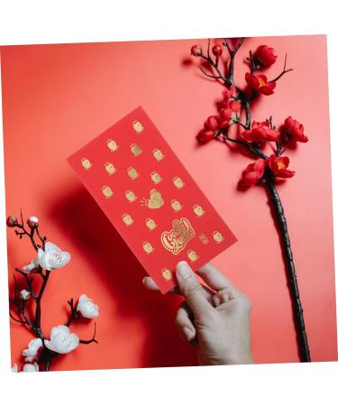 EXCEART 60 Pcs Year of The Rabbit Red Envelope Bag Year of The Rabbit Envelopes Cash Envelopes Hongbao 2023 Gift Card Wallet Red Envelopes New Year Chinese Zodiac Spring Festival Bag 12pcs - Buy Online on GoSupps.com
