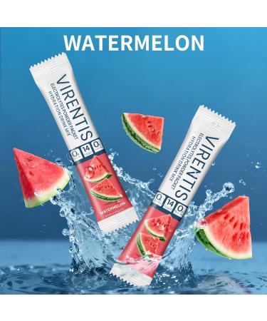 VIRENTIS 16 Sticks Electrolytes Powder Packets Sugar Free Hydration Packets, Liquid Daily IV Electrolyte Drink Mix for Rehydration with 8 Electrolytes & 6 Vitamins, 0 Calorie, Low Sodium, Watermelon - Buy Online on GoSupps.com