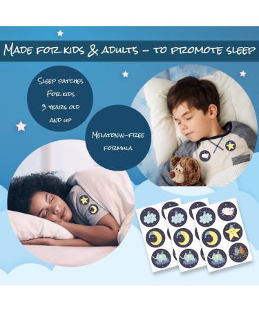 60Pcs Sleep Patches for Kids and Adults - Melatonin Free Sleep Aid with Natural Oils, Sleepy Bedtime Stickers, Zen Patch Set, Sleep Promoting Support - Buy Online on GoSupps.com