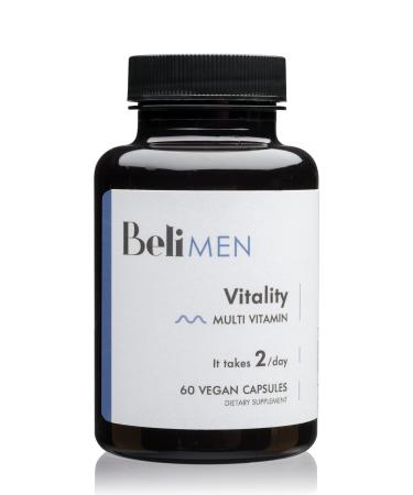 Beli Men Prenatal Multivitamin Optimized for Reproductive and Sperm Health 60 Vegan Capsules (30-Day Supply)