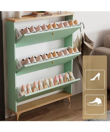 Freestanding Shoe Storage Cabinet Ultra-Thin Shoe Cabinet at Home Entrance Large-Capacity Tipping Bucket Locker Entry Door Entryway Cabinet Luxury Simple Modern Shoe Rack for Slippers Sneakers H - Buy Online on GoSupps.com