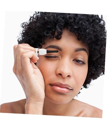 Beatifufu 1 Set Eyelash Curler Makeup Tool Heated Lash Brush Eyelash Curling Tool Heated Eye Lashes Curler Eyelash Tool Portable Hair Curler Heated Curlers Lash Curling Device White Abs 13.3X2.5X2CM - Buy Online on GoSupps.com