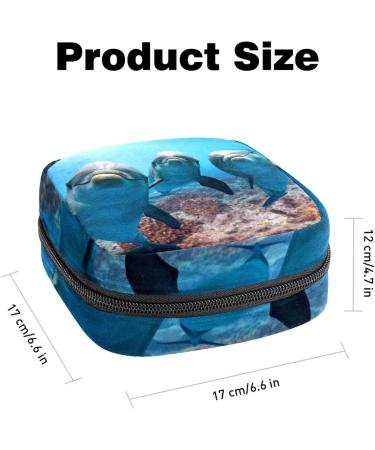 Women s Dolphin Storage Bag - Portable Menstrual & Bandage Organizer | Stylish Napkin Storage for First Period - Buy Online on GoSupps.com