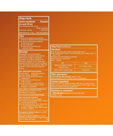 Mucosan Max-Action Cold & Cough Medicine for Adults Sore Throat Relief Nasal & Chest Congestion Relief Expectorant & Suppressant 6 fl oz (177 mL) 1-Pack - Buy Online on GoSupps.com