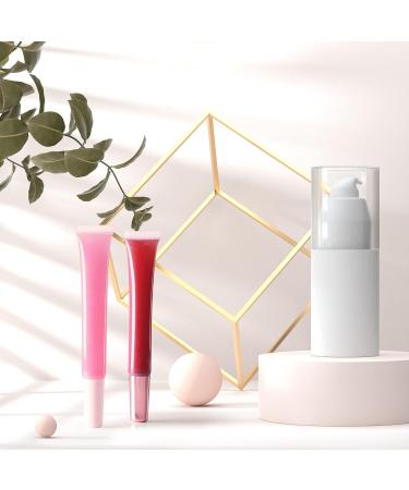 50pcs Empty Long Slim 15ml Squeeze Lip Gloss Tubes with Syringes - Blue Lid | Perfect for DIY Cosmetics & Travel - Buy Online on GoSupps.com