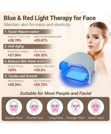 990pcs LED Infrared Face Mask - 7 Colors Light Therapy Device for Home Skincare & Beauty Treatment - Buy Online on GoSupps.com