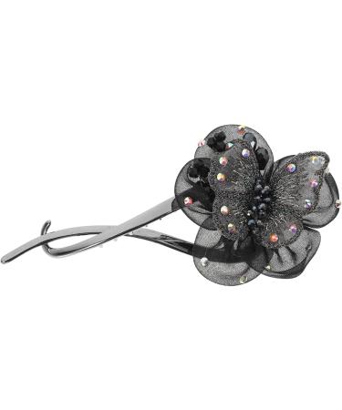 Beaupretty French Hair Clips headgear butterfly barrettes bow flower petal rhinestones barrette butterfly pin butterfly french s Miss alloy dense Securing Hair Clips - Buy Online on GoSupps.com