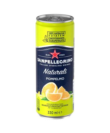 San Pellegrino Pompelmo Grapefruit Lemonade - 11% Juice 24 Pack (330ml) - Refreshing Italian Citrus Drink - Buy Online on GoSupps.com