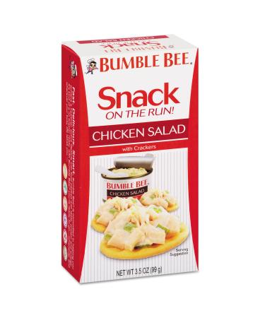 Bumble BEE Snack on The Run! Chicken Salad with Crackers (Pack of 12/3.5 oz kit)