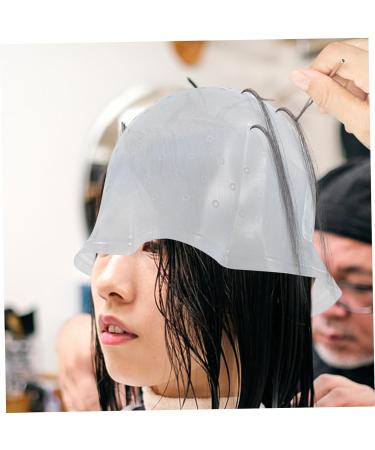 Beaupretty Salon Hair Dye Cap Silicone Highlight Hat Highlight Cap Silicone Hair Dyeing Caps Frosting Coloring Hat Has Hats Silicone Hair Coloring Hat Hair Cap Silica Gel Brighten - Buy Online on GoSupps.com