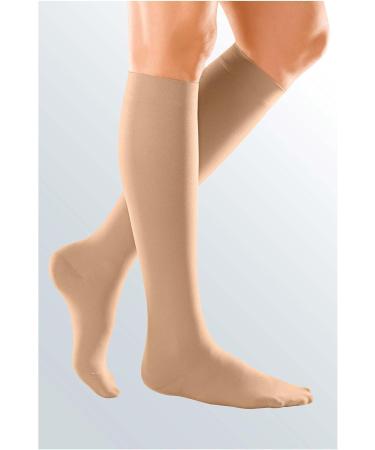 Vitalphysio Compression Knee Stockings CCL2 - 18-24 mmHg Support for Varicose Veins & Blood Circulation - Elastic Toe-Free Black XL - Buy Online on GoSupps.com