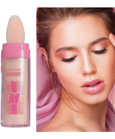  JPSDOWS Stick Highlighter Powder - Makeup Powder Highlighter Shimmer for Face with High Shine Lightening Face Body Hair Makeup Stick Fairy Highlight Pat Powder for Jpsdows - Buy Online on GoSupps.com