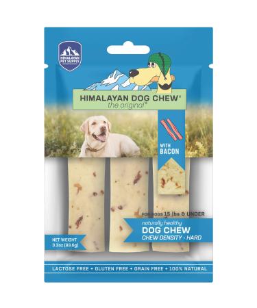 Himalayan Pet Supply Himalayan Dog Chew Hard For Dogs 15 lbs & Under Bacon 3.3 oz (93.6 g)