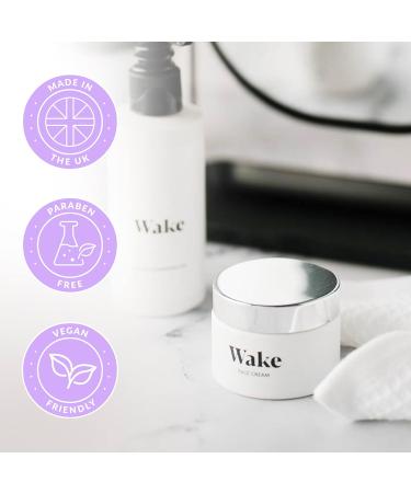 Wake Skincare Face Cream for Dry Skin Moisturiser for Dry Skin - Hyaluronic Acid Moisturiser - 50ml Dry Skin Cream - Natural Antioxidants & Dry Skin Face Cream Face Moisturiser for Dry Skin - Buy Online on GoSupps.com