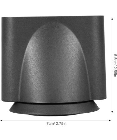 Baluue Hair Dryer Drying Nozzle Hair Dryer Attachment Reusable Blow Flat Nozzle for Hair Dryer Compatible for Dyson 2.75inch 7.00X6.50X5.80CM Black - Buy Online on GoSupps.com