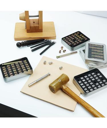 27pcs Leather Stamping Kit with Capital Letter Stamps 9.5mm - Leathercraft Tool Set - Buy Online on GoSupps.com