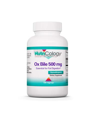 Nutricology Ox Bile 500 mg 100 Vegicaps