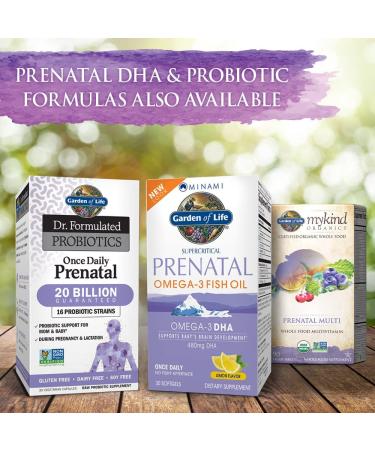 Garden of Life MyKind Organics Prenatal Multi - 180 Vegan Tablets for Optimal Pregnancy Health - Buy Online on GoSupps.com