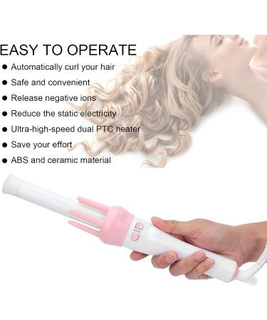 Hair Curling Iron Fast Heating Ceramic Tourmaline Rotating Curling Iron Easy to Operate Automatic Curling Iron Styling Tools with 360 Automatic Scroll Wheel for Women Girls All Hair Types(US PLUG) - Buy Online on GoSupps.com