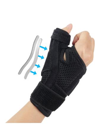 ACWOO Thumb Splint Support Brace Splint for Spica and Hand Support Adjustable Thumb Splint Support for Arthritis Tendonitis Carpal Tunnel Pain Relief and Thumb Sprain Fits Right & Left Hand