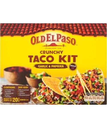 Old El Paso Taco Kit Crunchy Cheese and Paprika 308g - Buy Online on GoSupps.com