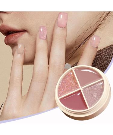 4 Colors Solid Nail Gel Palette | Nail Mud Gel Polish Kit Strong Acrylic Tips Painting Set Solid Nail Gel Glue for Soft Gel Nail Tips for 42 - Buy Online on GoSupps.com