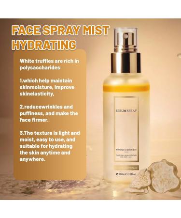 White Truffle Spray Serum Face Mist Anti Aging Moisturiser Spray Skincare Hydrating Facial Mist Moisturizing Fading Spots Skin Care And Brightening Serum Spray Face Mist Spray Hydrating. - Buy Online on GoSupps.com