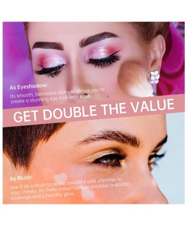 CarMela Baked Blush Palette - Highly Pigmented Shimmery Powder for Cheeks and Eyes - Buy Online on GoSupps.com