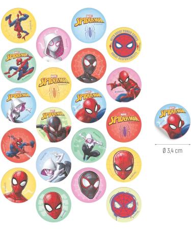 dekora Spiderman Mini Wafer Discs Edible Decorations for Cupcakes Cookies and Muffins Perfect Party Supplies 3 4 CM - Buy Online on GoSupps.com
