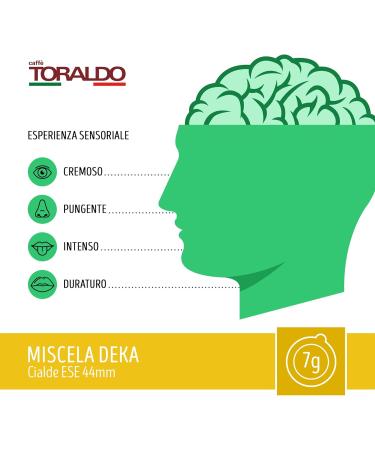  caff toraldo CAFF TORALDO | ESE 44 Pods | Selected Coffee Grilled and Roasted in Italy | Excellence of Neapolitan Coffee (600 Waffles Mix Dek) - Buy Online on GoSupps.com