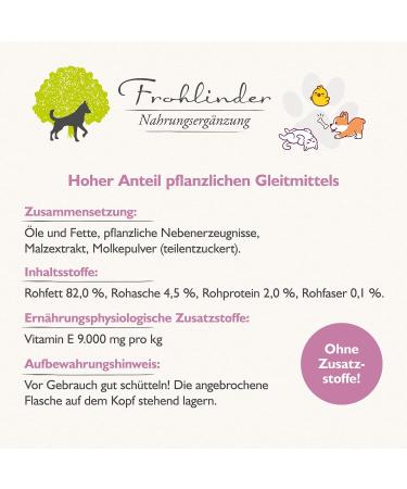 Hair Bale Gel for Cats | 100 ml Frohlinder Dietary Supplement | Supports Healthy Hair Bale Growth | International Shipping Available - Buy Online on GoSupps.com