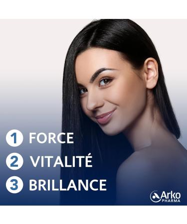 Arkopharma Forcapil Fortifying Hair and Nails Supplement for Hair and Nails Strengthens Hair Fiber 4 Months - Buy Online on GoSupps.com
