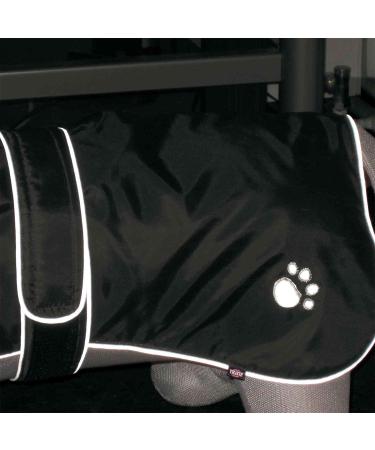 TRIXIE Water-Repellent Dog Coat Mantel Orl ans XL - Black 80 cm | Durable Pet Apparel for All Weather - Buy Online on GoSupps.com