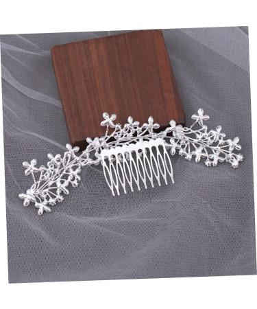 MAGICLULU Rhinestone Alloy Hair Comb Bride Accessories Wedding Hair Accessories Bridal Headpieces Rhinestone Hair Accessories Bridal Flower Hair Comb Hairpin Decorate European and American - Buy Online on GoSupps.com