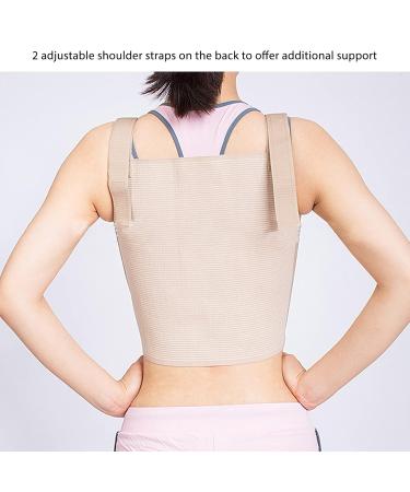 Yosoo Adjustable Chest Support Brace for Rib Fracture - Breathable Elastic Cloth & Shoulder Strap for Optimal Fixation & Support (Size S - Buy Online on GoSupps.com