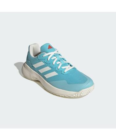 Buy adidas Women's Gamecourt 2.0 Tennis Shoes - Light Aqua Off White Bright Red - EU Size 40 | International Shipping Available - Buy Online on GoSupps.com