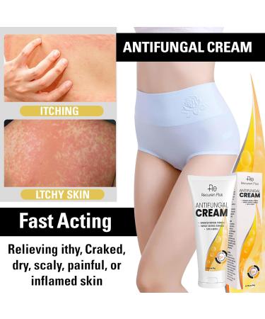 Antifungal Cream for Athletes Foot, Ringworm & Jock Itch - Anti Fungal Skin Treatment for Adults - Sensitive Skin Formula - Buy Online on GoSupps.com