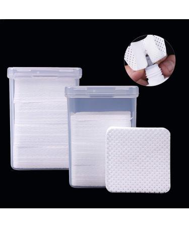 200 Lint-Free Cotton Pads for Nail Art - Premium Nail Cleaning Towels & Gel Polish Remover - Buy Online on GoSupps.com