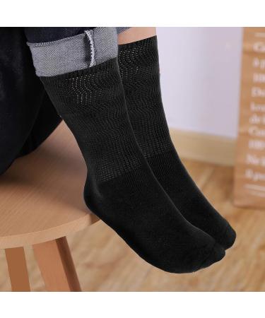 WLLHYF Extra Wide Black Socks for Swollen Feet, Bariatric, Lymphedema & Diabetes - Cast Sock Included - Buy Online on GoSupps.com